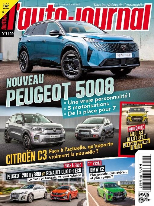 Title details for L'auto Journal by Editions Mondadori Axel Springer (EMAS) - Available